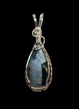 Load image into Gallery viewer, Custom Wire Wrapped Bridewell Stone Necklace/Pendant Sterling Silver