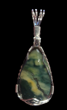 Load image into Gallery viewer, Custom Wire Wrapped Imperial Jasper Necklace/Pendant Sterling Silver