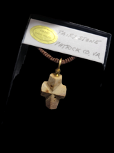 Load image into Gallery viewer, Fairy Stone Patrick County VA Necklace/Pendant With Brown Cord