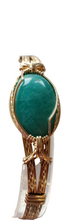 Load image into Gallery viewer, Custom Amazonite from Morefield Mine Amelia County VA bracelet 14kgf Size 7 1/4