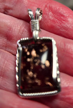 Load image into Gallery viewer, Custom Wire Wrapped European Vintage Stone Necklace/Pendant Sterling Silver