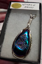 Load image into Gallery viewer, Custom Wire Wrapped Window Druzy Necklace/Pendant Sterling Silver