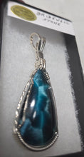 Load image into Gallery viewer, Custom Wire Wrapped Bridewell Stone Necklace/Pendant Sterling Silver