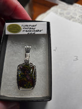 Load image into Gallery viewer, Custom Wire Wrapped European Vintage Stone Necklace/Pendant Sterling Silver