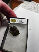 Load image into Gallery viewer, Custom Wire Wrapped European Vintage Stone Necklace/Pendant Sterling Silver