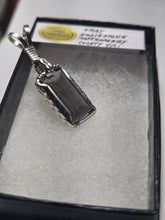 Load image into Gallery viewer, Custom Wire Wrapped unpolished Hokie Stone from Virginia Tech Quarries Necklace/Pendant Sterling Silver