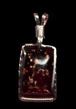 Load image into Gallery viewer, Custom Wire Wrapped European Vintage Stone Necklace/Pendant Sterling Silver