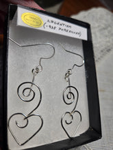Load image into Gallery viewer, Custom Wire Wrapped Sterling Silver/Argentium .935 Earrings