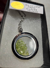 Load image into Gallery viewer, Rare Custom Necklace/Pendant with Olivine (Peridot) from Kilauea Volcano 2018 With Chain