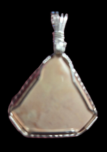 Load image into Gallery viewer, Custom Wire Wrapped Pink Hokie Stone Virginia Tech Pink Quarry Necklace/Pendant Sterling Silver