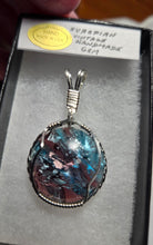Load image into Gallery viewer, Custom Wire Wrapped European Vintage Stone Necklace/Pendant Sterling Silver