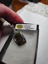 Load image into Gallery viewer, Custom Wire Wrapped European Vintage Stone Necklace/Pendant Sterling Silver