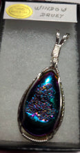 Load image into Gallery viewer, Custom Wire Wrapped Window Druzy Necklace/Pendant Sterling Silver