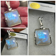 Load image into Gallery viewer, Custom Wire Wrapped Moonstone Necklace/Pendant Sterling Silver
