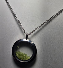 Load image into Gallery viewer, Rare Custom Necklace/Pendant with Olivine (Peridot) from Kilauea Volcano 2018 With Chain