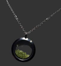 Load image into Gallery viewer, Rare Custom Necklace/Pendant with Olivine (Peridot) from Kilauea Volcano 2018 With Chain