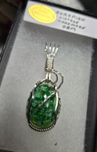 Load image into Gallery viewer, Custom Wire Wrapped European Vintage Stone Necklace/Pendant Sterling Silver