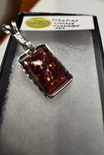 Load image into Gallery viewer, Custom Wire Wrapped European Vintage Stone Necklace/Pendant Sterling Silver