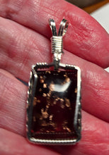 Load image into Gallery viewer, Custom Wire Wrapped European Vintage Stone Necklace/Pendant Sterling Silver