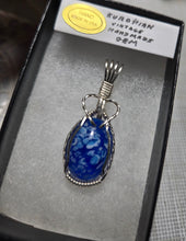 Load image into Gallery viewer, Custom Wire Wrapped European Vintage Stone Necklace/Pendant Sterling Silver