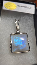 Load image into Gallery viewer, Custom Wire Wrapped Moonstone Necklace/Pendant Sterling Silver