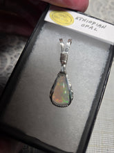 Load image into Gallery viewer, Custom Wire Wrapped Ethiopian Opal Necklace/Pendant Sterling Silver