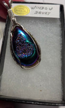 Load image into Gallery viewer, Custom Wire Wrapped Window Druzy Necklace/Pendant Sterling Silver