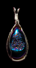 Load image into Gallery viewer, Custom Wire Wrapped Window Druzy Necklace/Pendant Sterling Silver