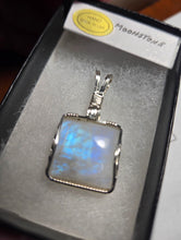 Load image into Gallery viewer, Custom Wire Wrapped Moonstone Necklace/Pendant Sterling Silver