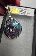 Load image into Gallery viewer, Custom Wire Wrapped European Vintage Stone Necklace/Pendant Sterling Silver
