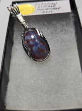 Load image into Gallery viewer, **SOLD **Custom Wire Wrapped European Vintage Stone Necklace/Pendant Sterling Silver