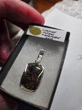 Load image into Gallery viewer, Custom Wire Wrapped European Vintage Stone Necklace/Pendant Sterling Silver