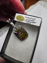 Load image into Gallery viewer, Custom Wire Wrapped European Vintage Stone Necklace/Pendant Sterling Silver