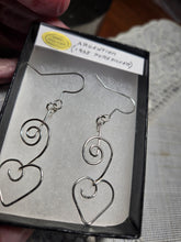 Load image into Gallery viewer, Custom Wire Wrapped Sterling Silver/Argentium .935 Earrings