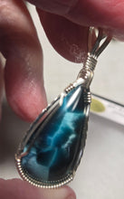 Load image into Gallery viewer, Custom Wire Wrapped Bridewell Stone Necklace/Pendant Sterling Silver