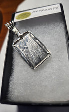 Load image into Gallery viewer, Custom Wire Wrapped Rare Meteorite Necklace/Pendant Sterling Silver
