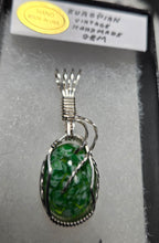Load image into Gallery viewer, Custom Wire Wrapped European Vintage Stone Necklace/Pendant Sterling Silver