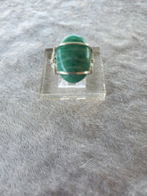 Load image into Gallery viewer, Custom Amazonite Ring Size 7  Wire Wrapped in Sterling Silver