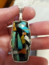 Load image into Gallery viewer, Custom Wire Wrapped Scrapite Necklace/Pendant Sterling Silver