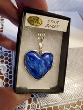 Load image into Gallery viewer, Custom Wire Wrapped Star Burst Heart Necklace/Pendant Sterling Silver