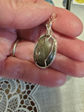 Load image into Gallery viewer, Custom Wire Wrapped Actenolite Necklace/Pendant Sterling Silver