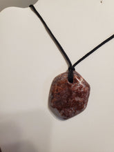 Load image into Gallery viewer, Custom Cut &amp; Polished Corded Moss Jasper Necklace/Pendant