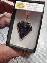 Load image into Gallery viewer, Custom Wire Wrapped Sodalite Necklace/Pendant Sterling Silver