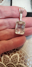 Load image into Gallery viewer, Custom Wire Wrapped Faceted Rutilated Quartz Necklace/Pendant Sterling Silver