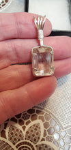 Load image into Gallery viewer, Custom Wire Wrapped Faceted Rutilated Quartz Necklace/Pendant Sterling Silver