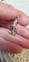 Load image into Gallery viewer, Custom Wire Wrapped Faceted Ametrine Neklace/Pendant Sterling Silver