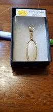 Load image into Gallery viewer, Custom Wire Wrapped Ethiopian Opal 7.5ct Necklace/Pendant 14kgf