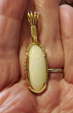 Load image into Gallery viewer, Custom Wire Wrapped Ethiopian Opal 7.5ct Necklace/Pendant 14kgf