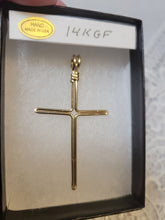 Load image into Gallery viewer, Custom W8re Wrapped 14Kgf Cross Necklace/Pendant