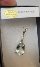 Load image into Gallery viewer, Custom Wire Wrapped Goshenite 4.5 ct Necklace/Pendant Sterling Silver